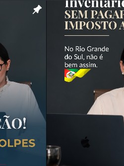 Publicação sobre inventário sem pagar imposto antes